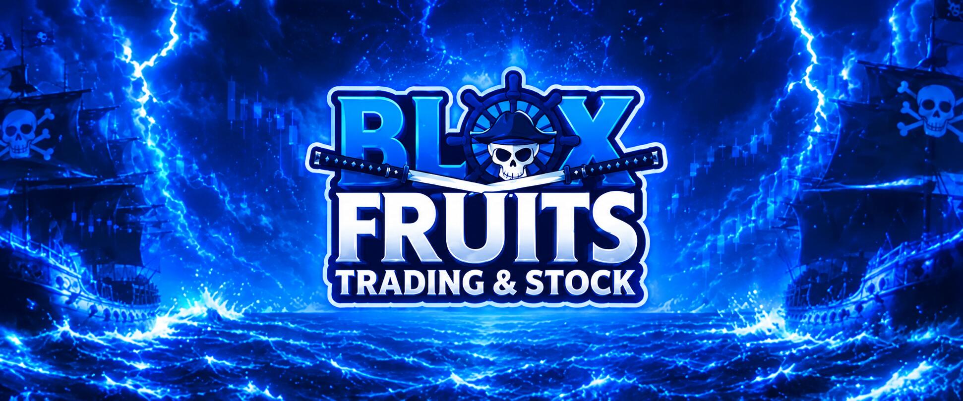Discovery splash banner for Blox Fruit Stock Notifiers Discord server