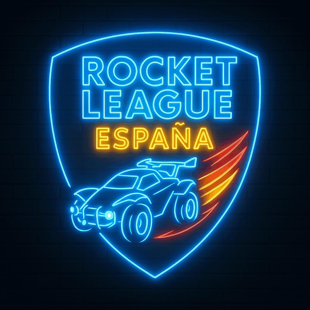 Discovery splash banner for Rocket League España Discord server