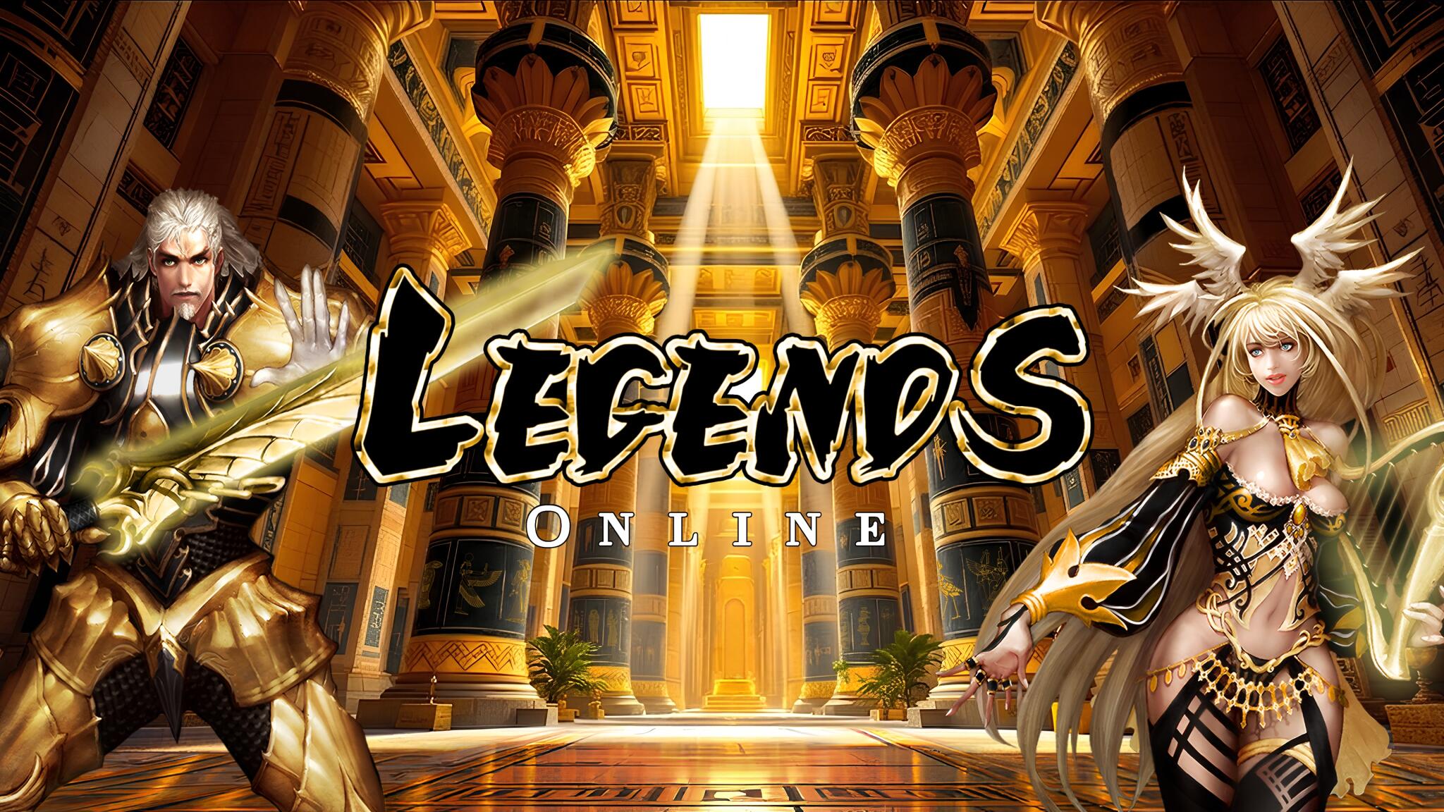 Discovery splash banner for Legends Online Discord server