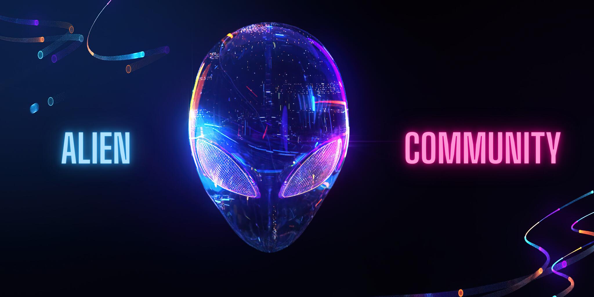 Discovery splash banner for Alien Community・👽 Discord server