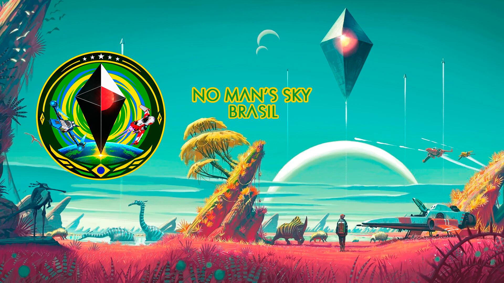 Discovery splash banner for No Man's Sky Brasil Discord server