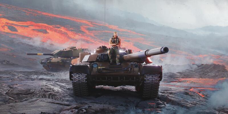 Discovery splash banner for World of Tanks: HEAT Discord server