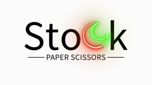 Discovery splash banner for Stock Paper Scissors Discord server