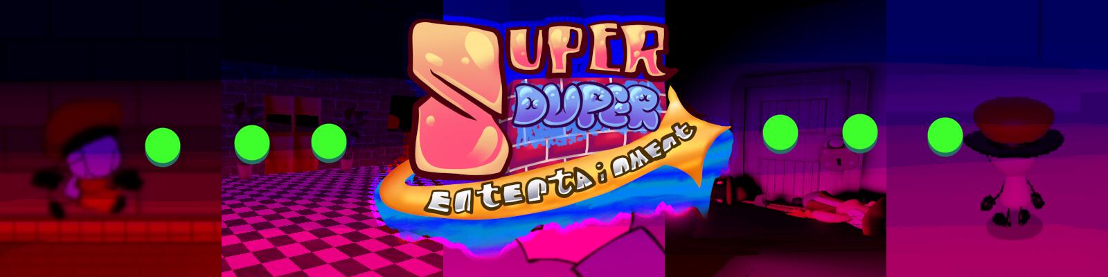 Discovery splash banner for Super-Duper Entertainment Discord server