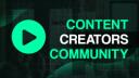 Discovery splash banner for Content Creators - YouTube, Instagram, TikTok, Rumble, Kick, Snapchat Discord server