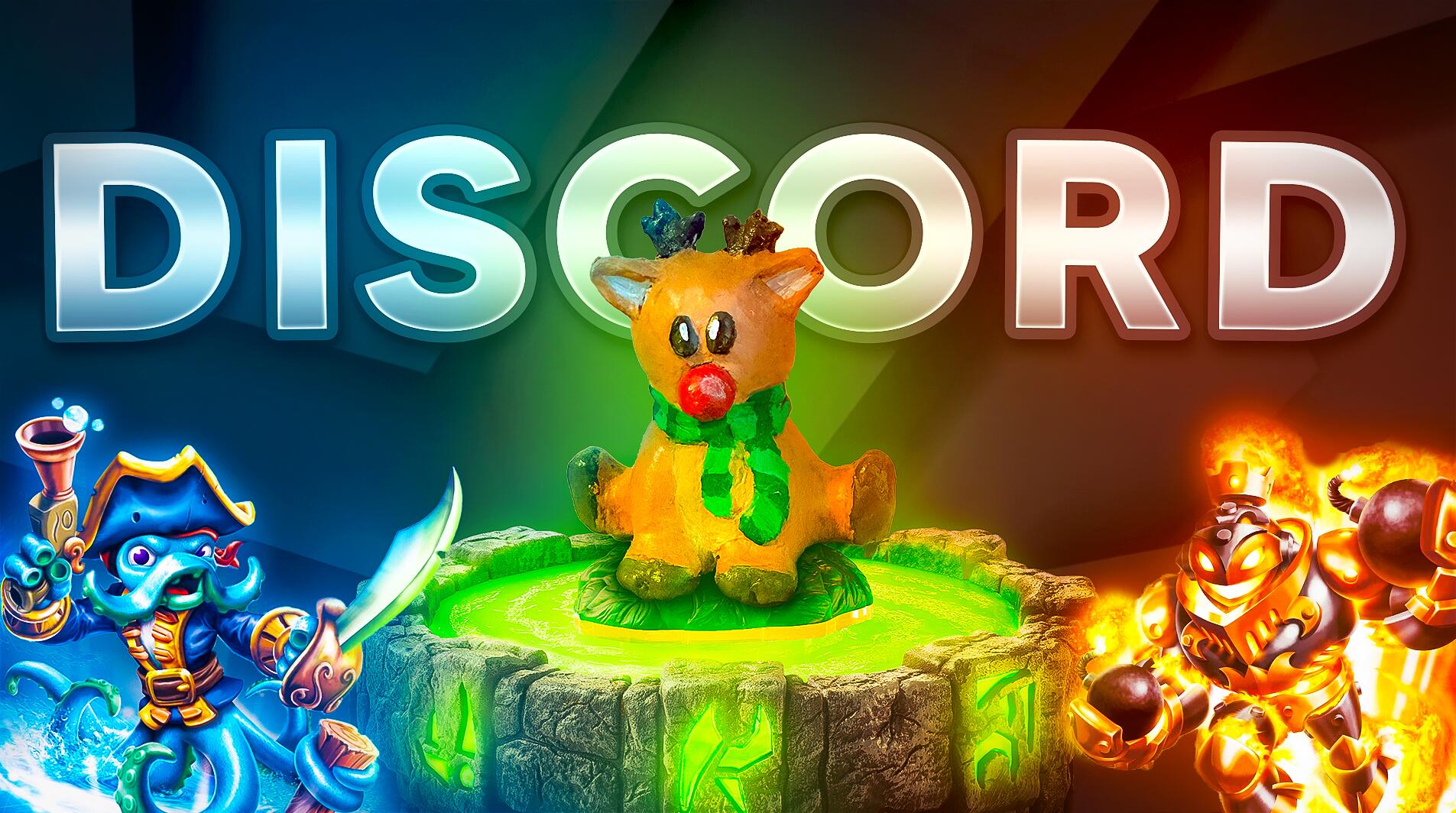 Discovery splash banner for Skylandeer's Portal Masters Discord server