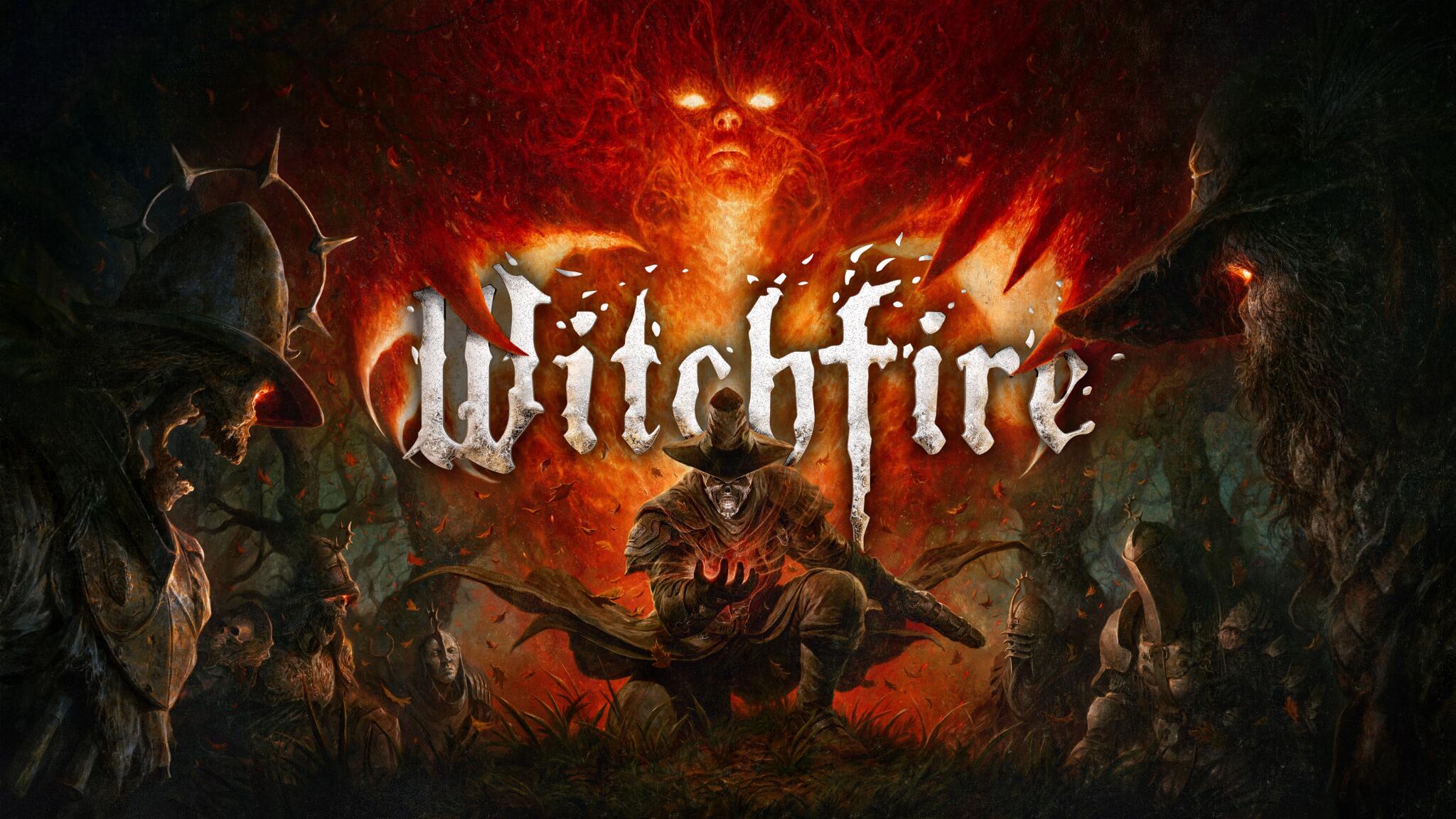 Discovery splash banner for Witchfire Discord server