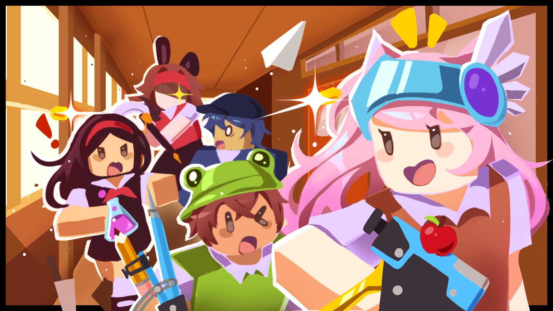 Discovery splash banner for Murderers vs Sheriffs 2 Discord server