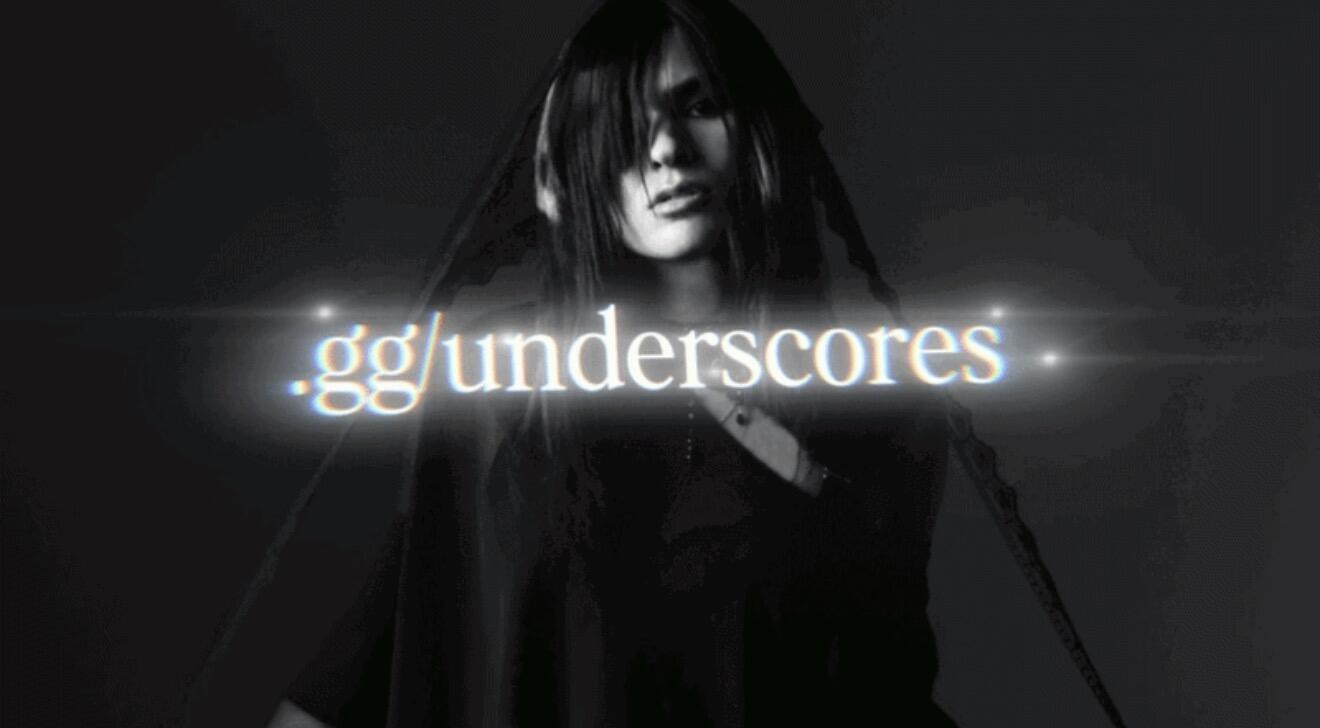 Discovery splash banner for underscores Discord server