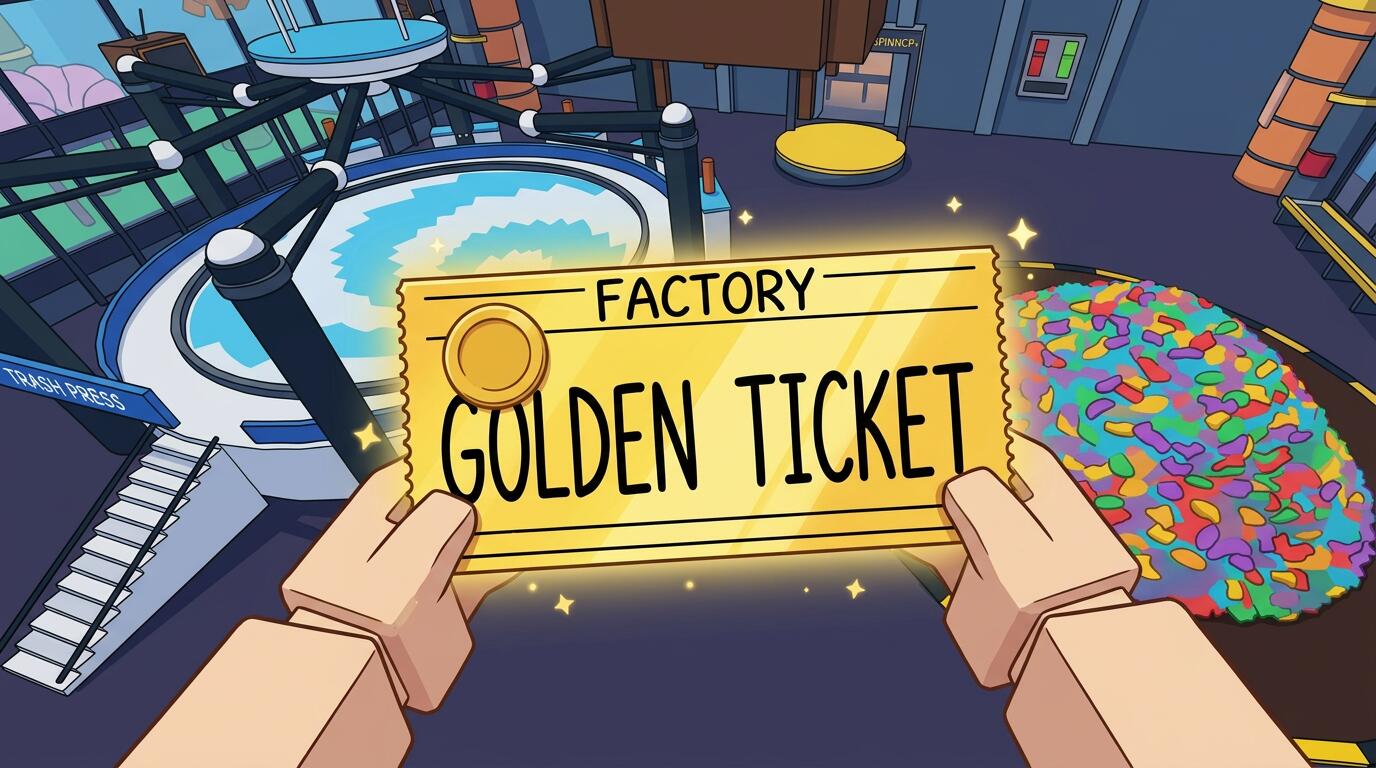 Discovery splash banner for Find the Golden Ticket Discord server