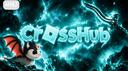Discovery splash banner for CrossHub || Adopt Me + MM2 + BloxFruits + Sab Discord server