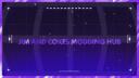 Discovery splash banner for Jim's Modding Hub Discord server