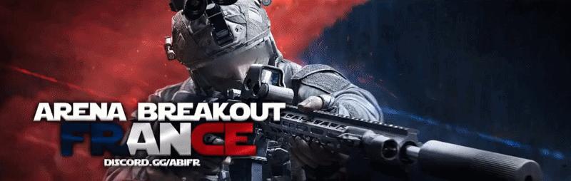 Discovery splash banner for Arena Breakout Infinite France Discord server
