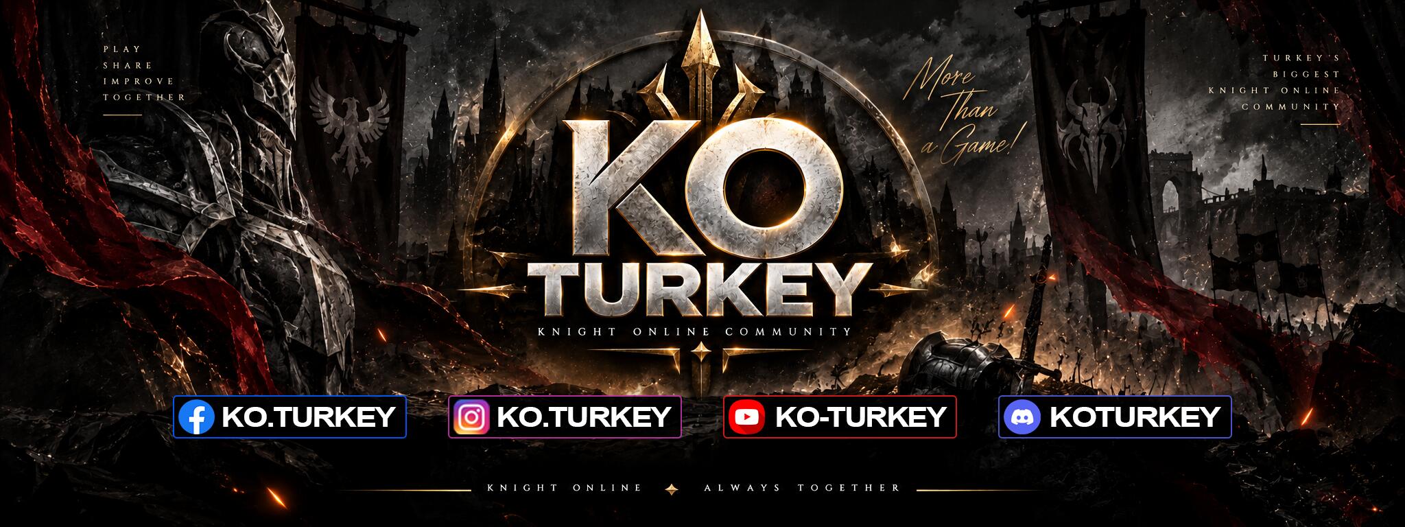Discovery splash banner for Knight Online TURKEY Discord server