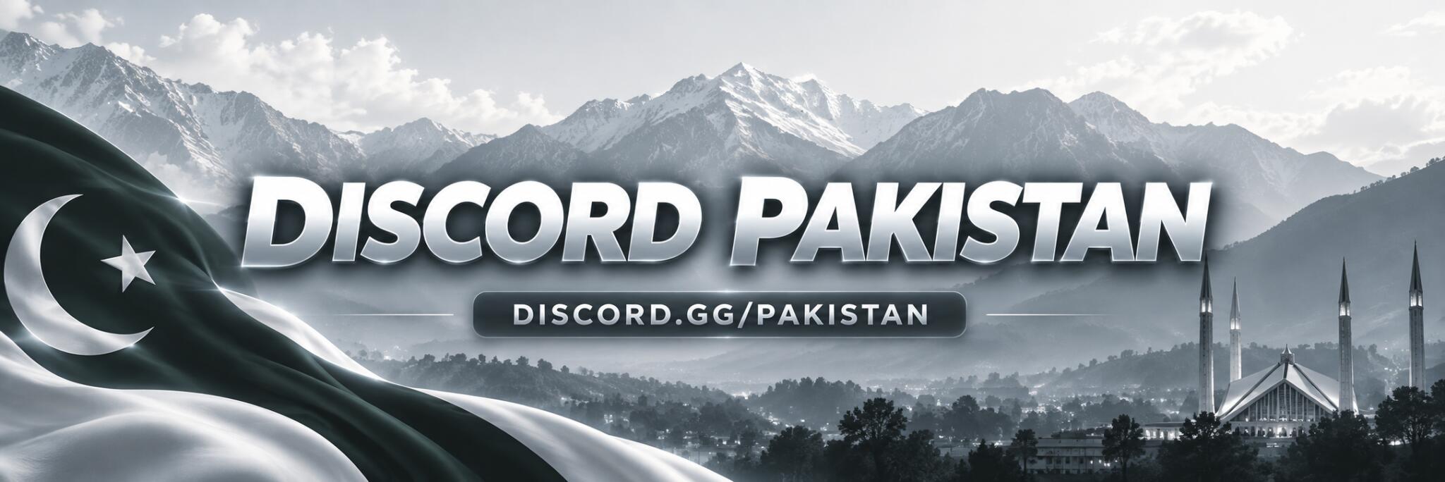 Discovery splash banner for Pakistan Discord server