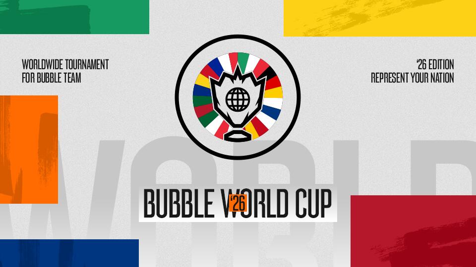 Discovery splash banner for Bubble's World Cup 26" Discord server