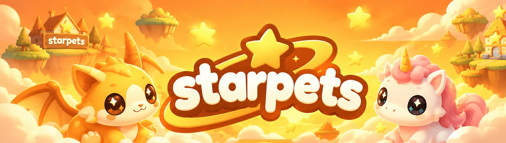 Discovery splash banner for 🧡 StarPets | Cross-Trades 💛 Discord server