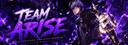 Discovery splash banner for TEAM ARISE   ☣ Discord server