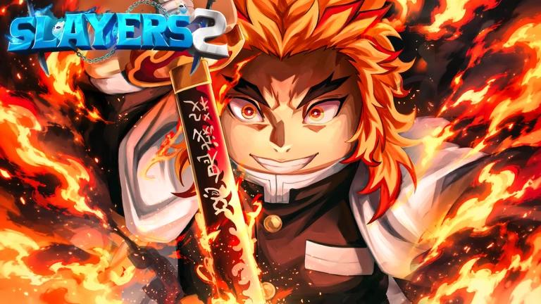 Discovery splash banner for Slayers 2 Roblox Community Discord server