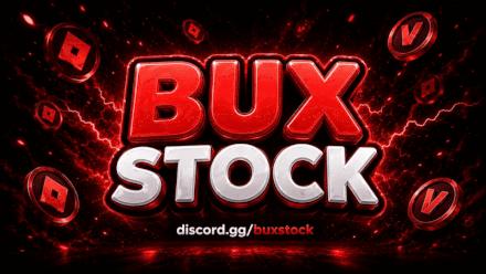Discovery splash banner for Bux Stock | #1 Cheap Robux, Bundles, Limiteds, Vbucks, Valorant Points & more Discord server