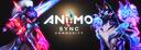 Discovery splash banner for AniimoSync Community Discord server