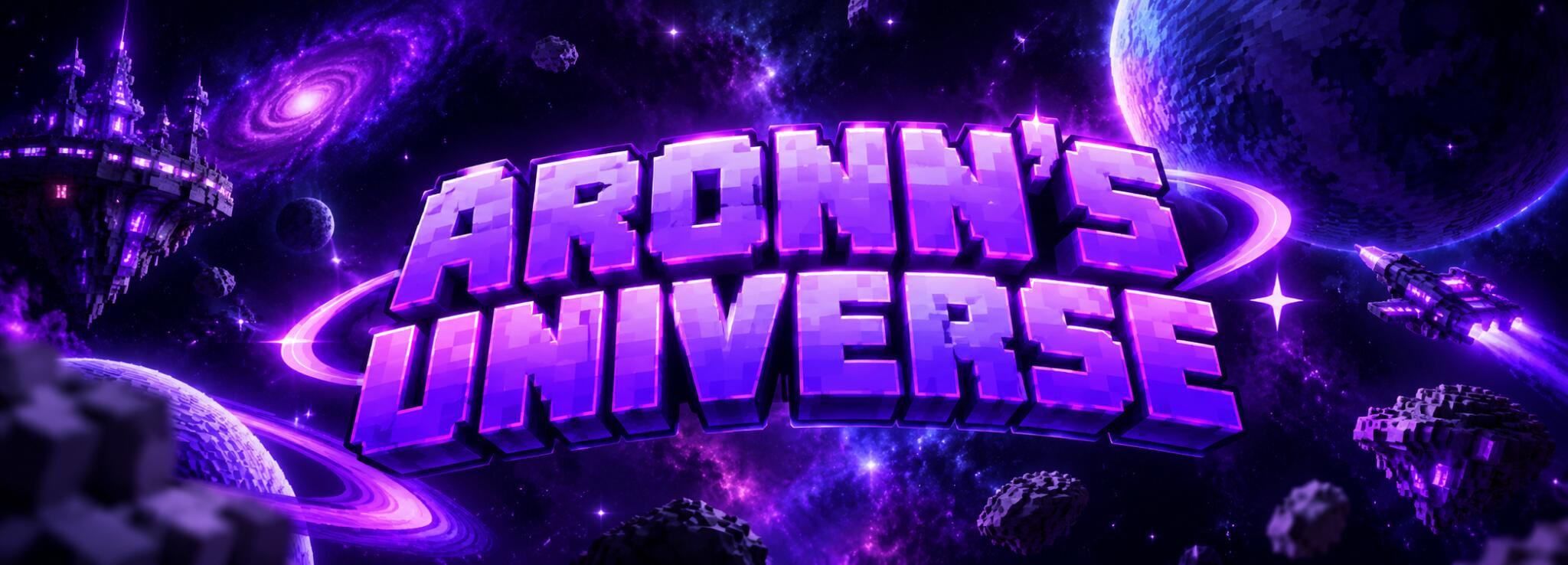 Discovery splash banner for 2B+ | Aronn's Universe Discord server
