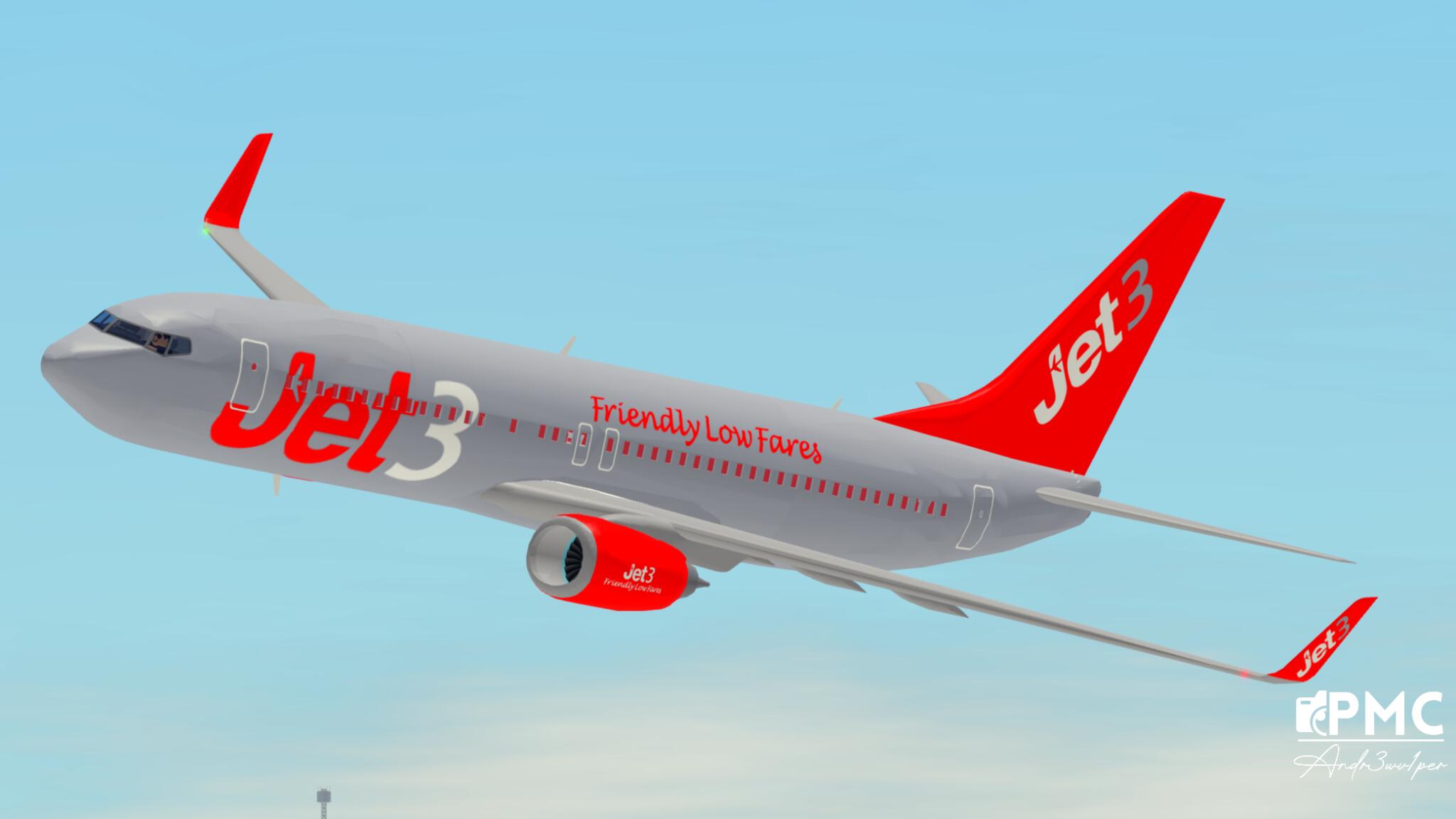 Discovery splash banner for Jet2 | PTFS Discord server