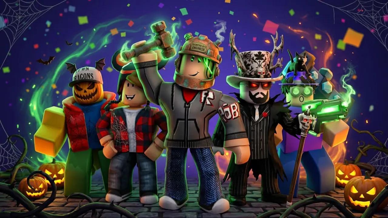 Discovery splash banner for The Haunt: Roblox ๐ Discord server