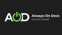 Discovery splash banner for Always-On Devs Discord server