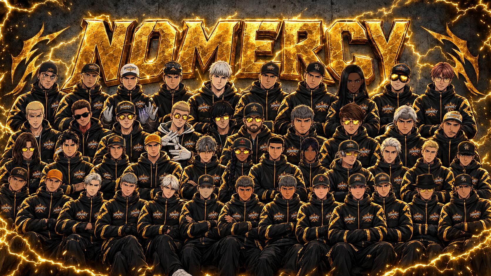 Discovery splash banner for NOMERCY THE - EMPIRE Discord server