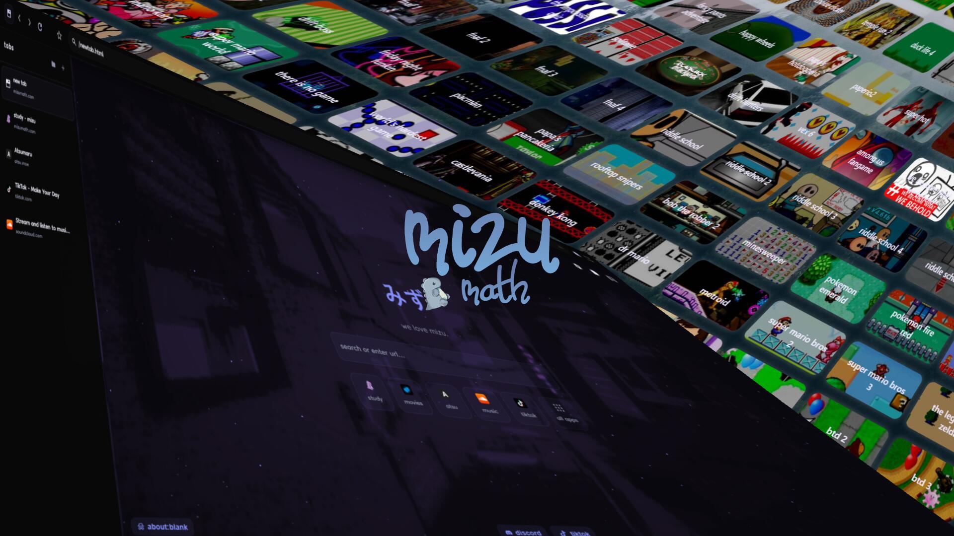 Discovery splash banner for mizumath Discord server