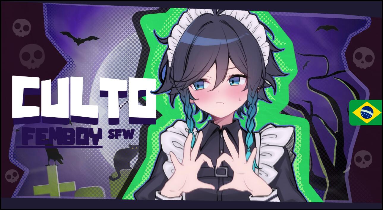 Discovery splash banner for Culto Femboy 🍷🎃 | tag 💜 Femboy・Furry・LGBT・Anime・Safe・Call・Halloween Discord server