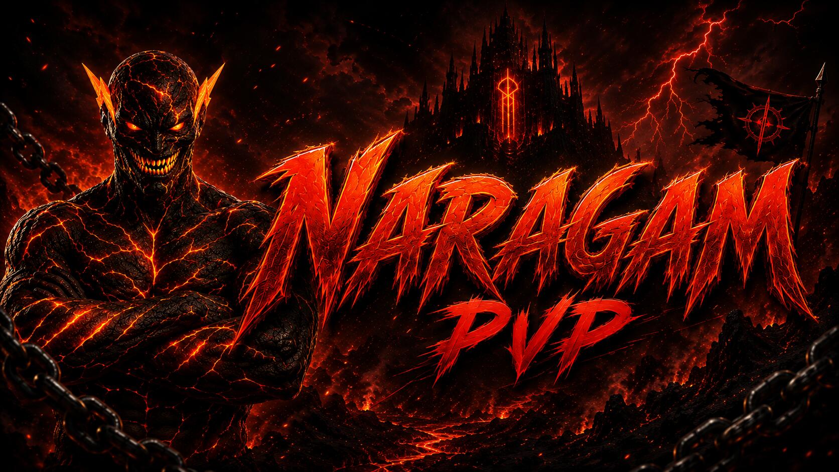 Discovery splash banner for NARAGAM PVP V2 Discord server