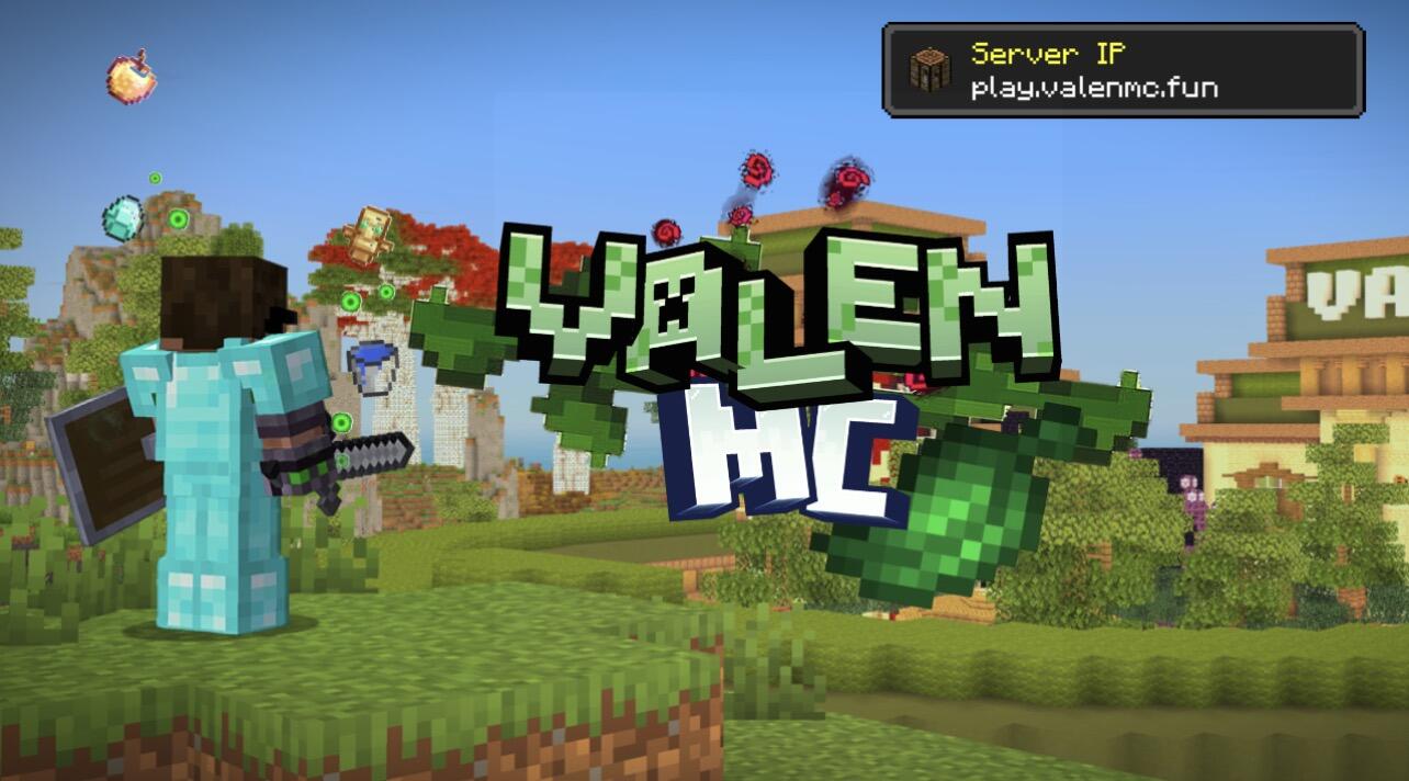Discovery splash banner for ValenMC Discord server