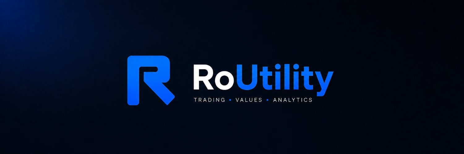 Discovery splash banner for RoUtility | Roblox Trading & Community Discord server