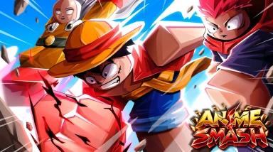 Discovery splash banner for Anime Smash | Roblox Discord server