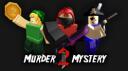 Discovery splash banner for Murder Mystery 2 Trading & Values & MM2 Discord server