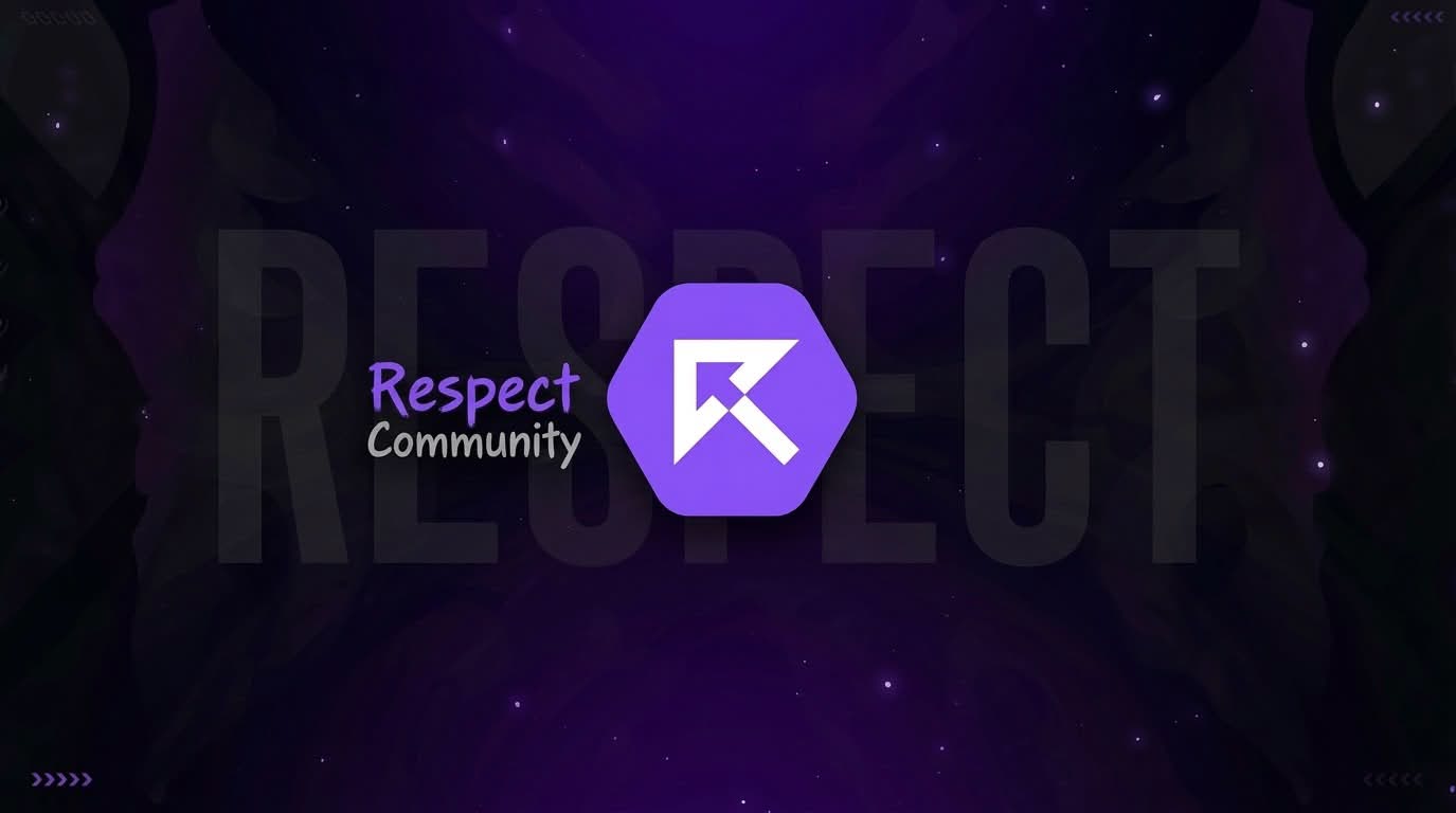Discovery splash banner for Respect Community Discord server