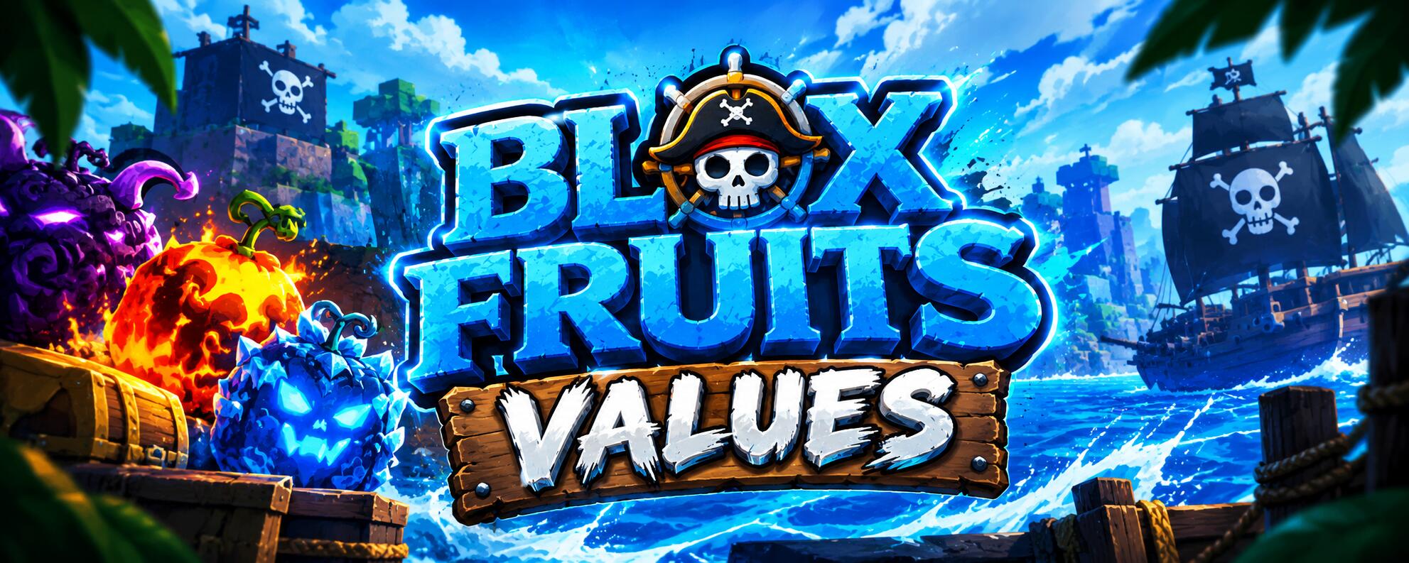 Discovery splash banner for Blox Fruits Trading Server | Values | 24/7 Stocks Notifier | Trading Discord server