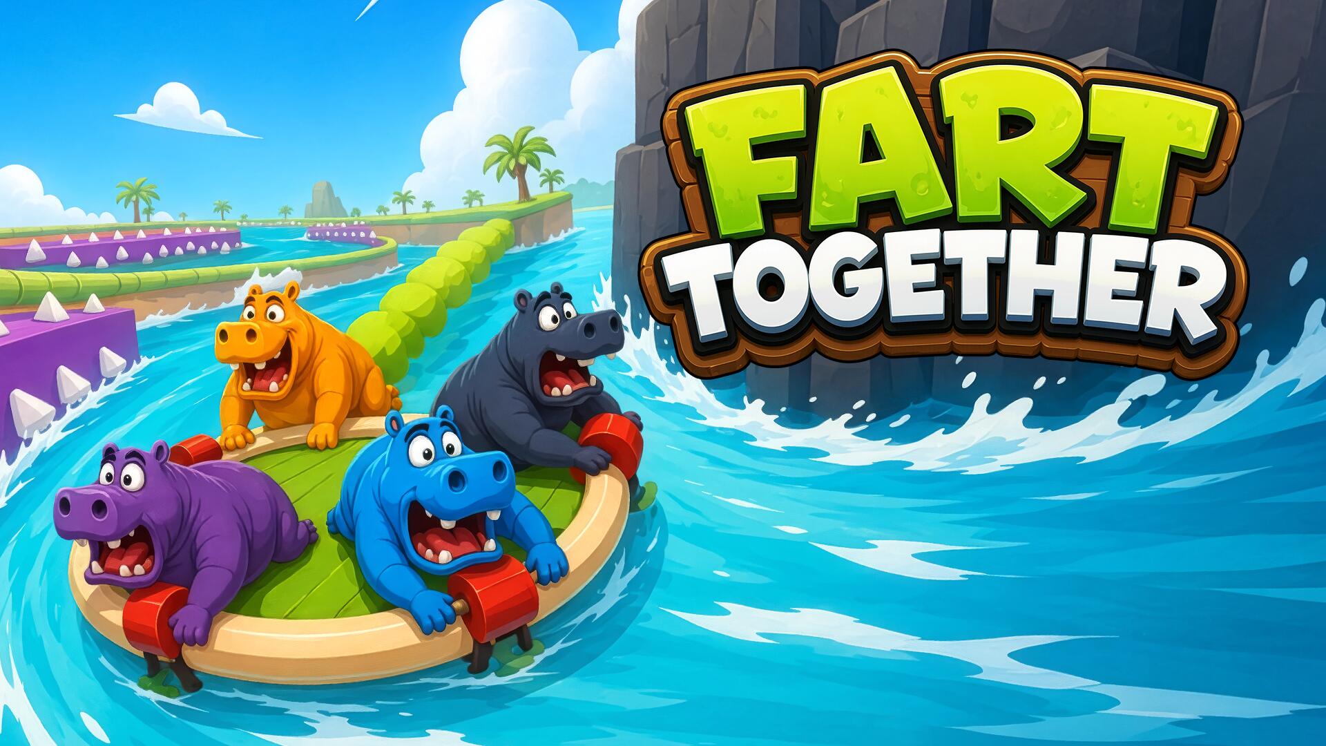 Discovery splash banner for Fart Together Discord server