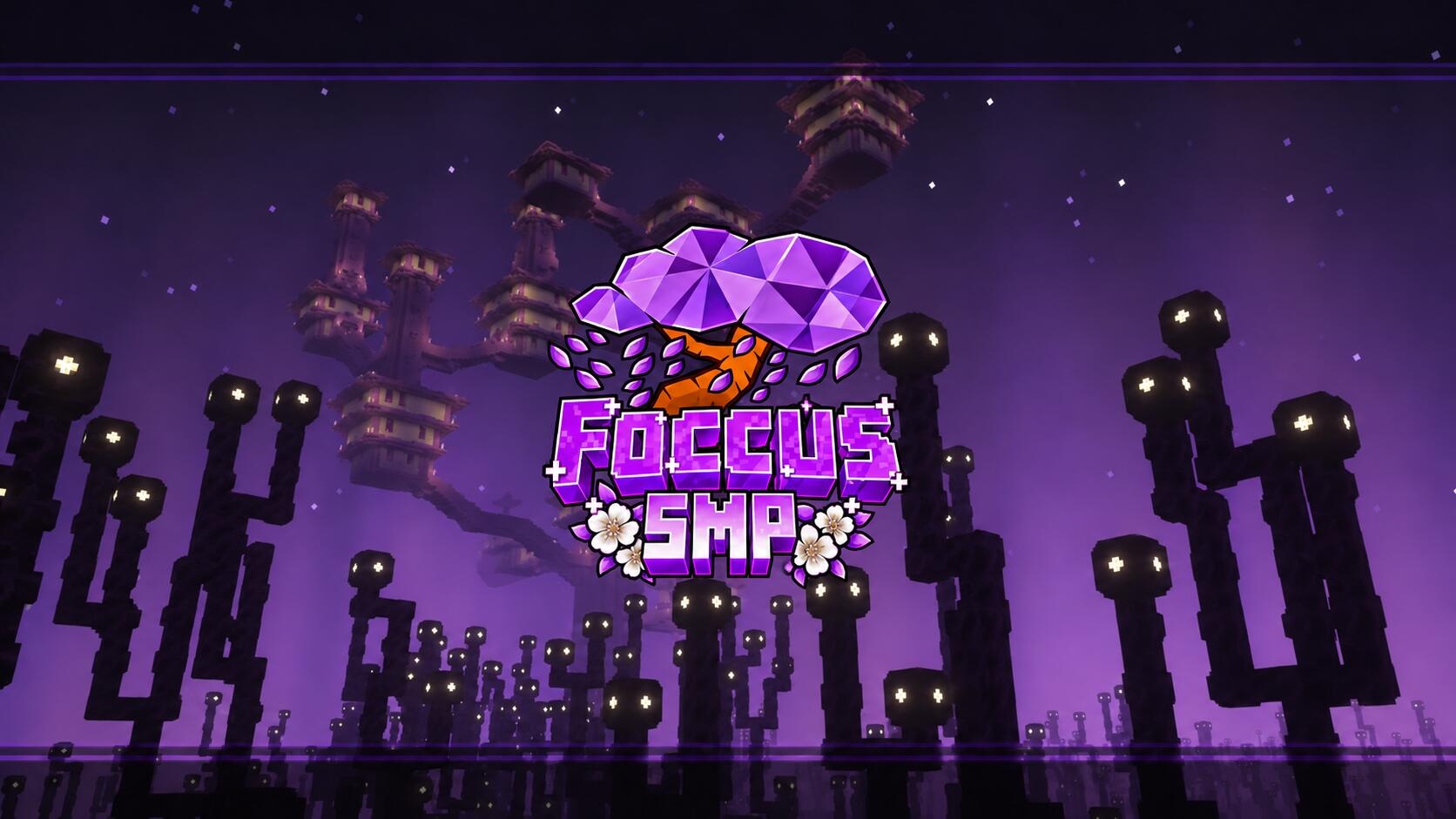 Discovery splash banner for FoccusSMP - Minecraft #1,5K Discord server