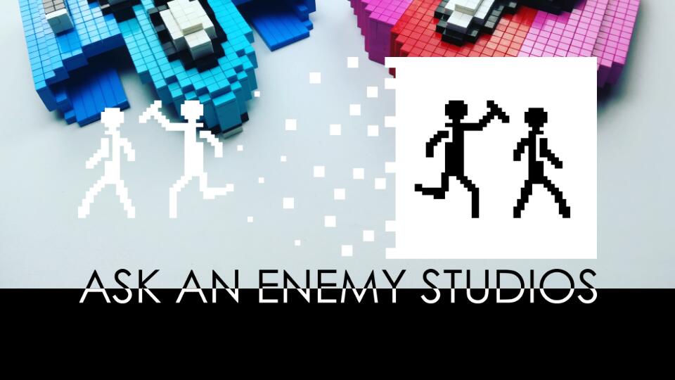 Discovery splash banner for Ask An Enemy Studios Discord server