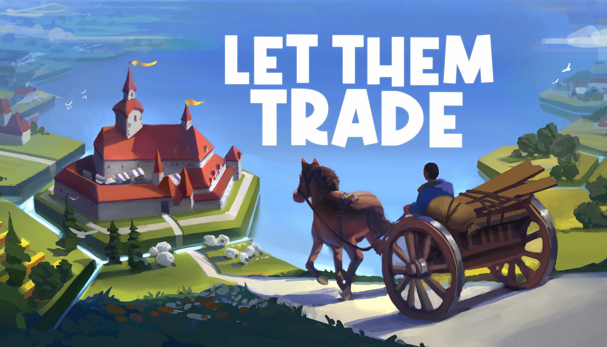 Discovery splash banner for Spaceflower | Let Them Trade Discord server
