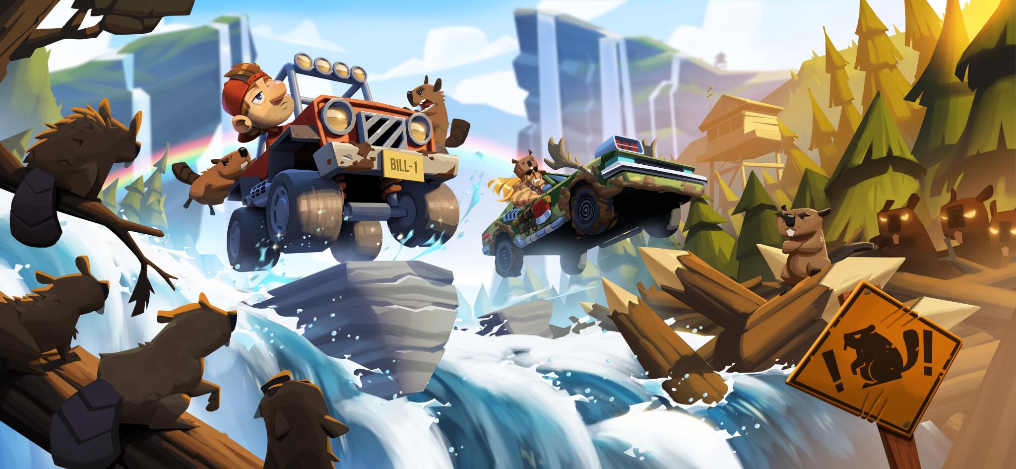 Discovery splash banner for Hill Climb Racing Discord server