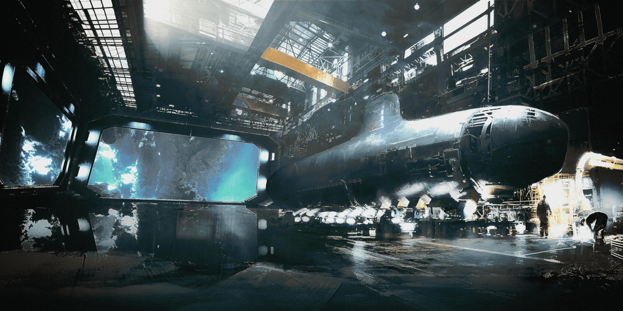 Discovery splash banner for Commu' Barotrauma FR Discord server