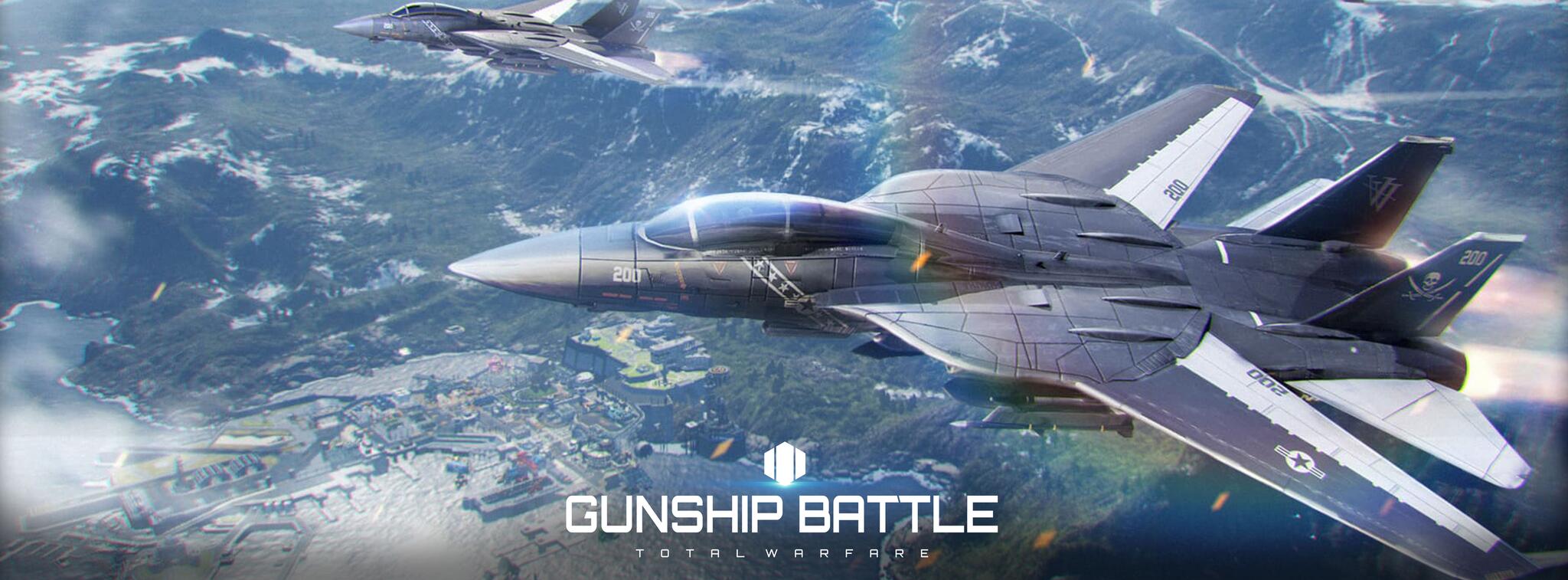 Discovery splash banner for Gunship Battle Total Warfare Official Discord server