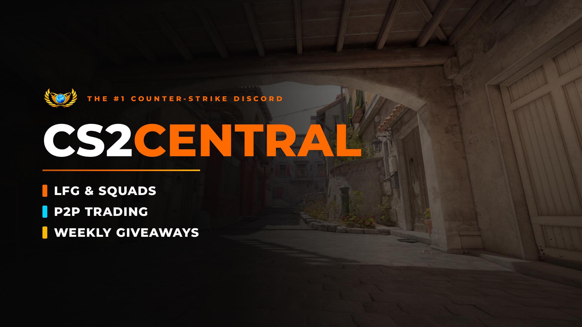 Discovery splash banner for CS2 Central - CSGO & CS2 Discord Discord server