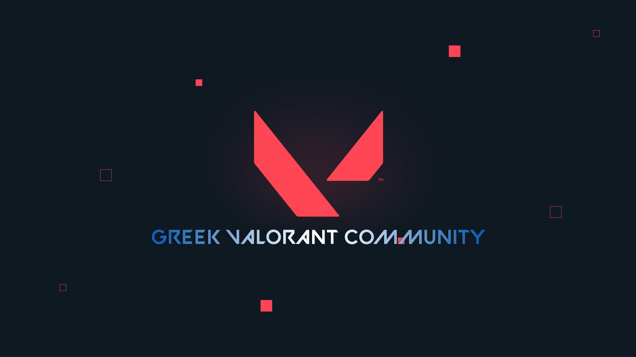 Discovery splash banner for Greek Valorant Community Discord server