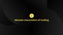 Discovery splash banner for MAC (Monash Association of Coding) Discord server