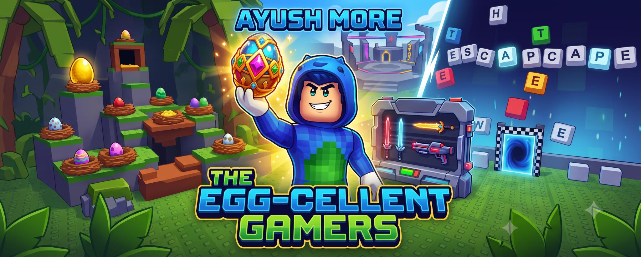 Discovery splash banner for Ayush More Discord server